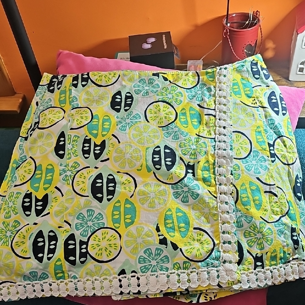 Crown And Ivy Skort, Cute Citrus Print, Size 4